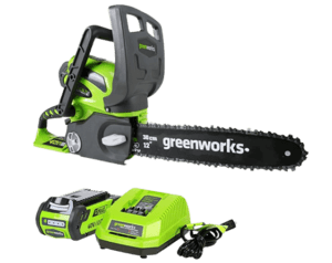 Greenworks 40V cordless chainsaw