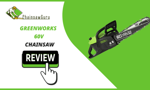 Greenworks 60v Chainsaw Review [2022] – For Occasional Wood Cutting