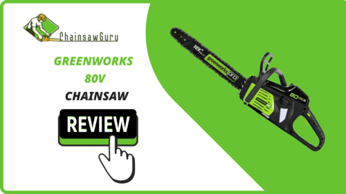 Greenworks 80V chainsaw review