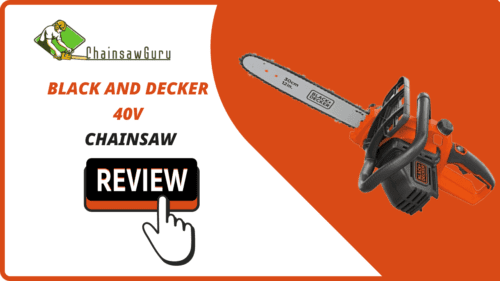 Black and Decker 40v chainsaw review