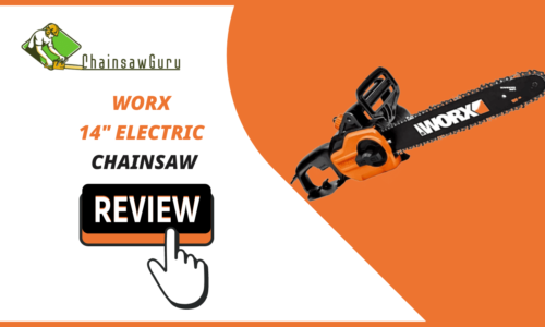 Worx 14 Electric Chainsaw Review [2022] – WG305 Pros and Cons