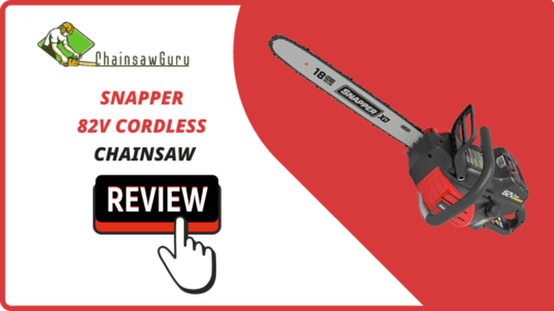 Snapper 82v chainsaw review