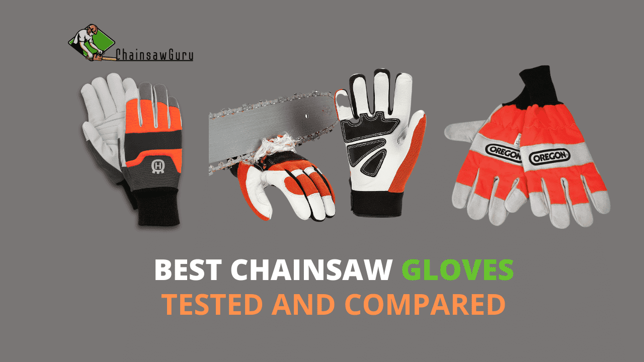 1001 CHAINSAW Orange Protective Gloves  Professional Quality ARBOR SAFE 