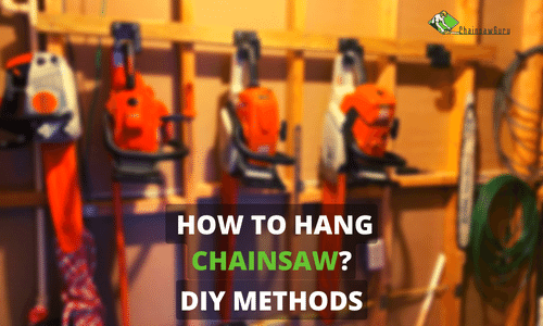 how to hang a chainsaw