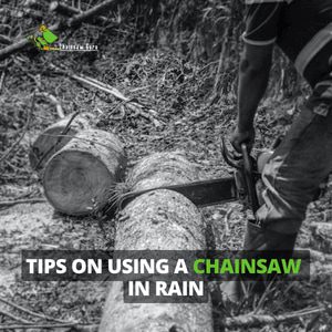 tips on using chainsaw in rain