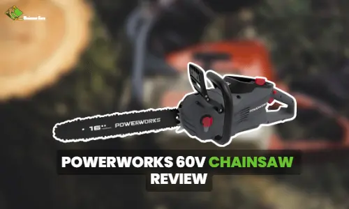 PowerWorks 60V chainsaw