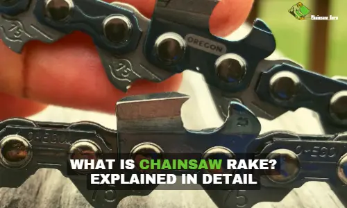 what is a chainsaw rake