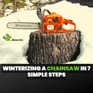 winterizing a chainsaw in 7 simple steps
