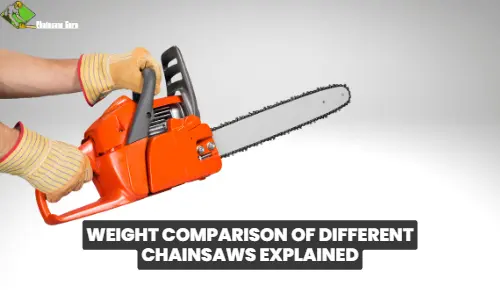 weight comparison of different chainsaws