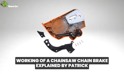 working of chainsaw chain brake explained