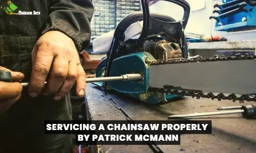 servicing a chainsaw properly