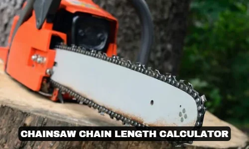 chainsaw chain length calculator