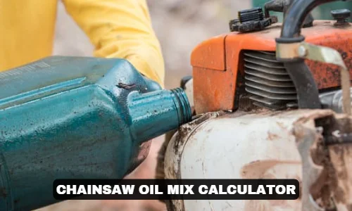 chainsaw oil mix calculator