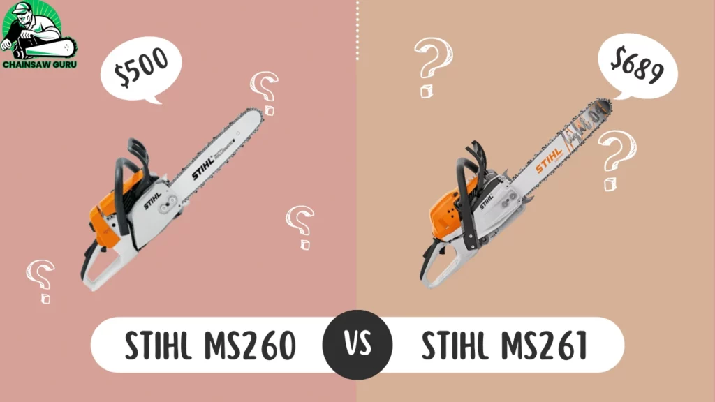 Stihl MS260 vs Stihl MS261