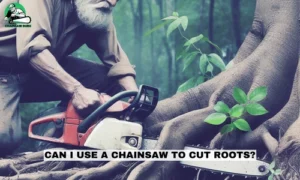 can I use a chainsaw to cut roots
