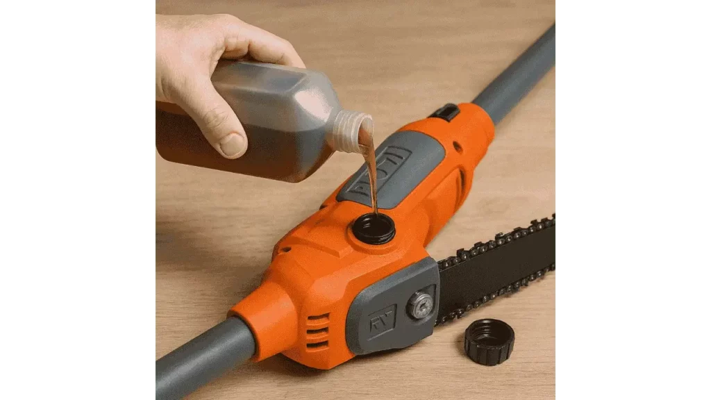How to Oil a Ryobi Pole Saw Properly
