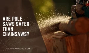 Are Pole Saws Safer Than Chainsaws