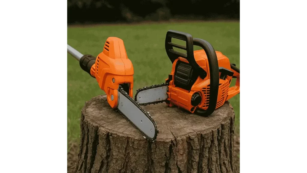 Are Pole Saws Safer Than Chainsaws.