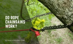 do rope chainsaws work