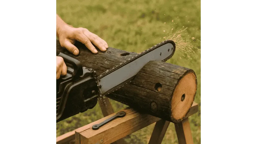 Can You Cut a Telephone Pole with a Chainsaw.