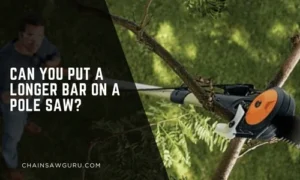 Can You Put a Longer Bar on a Pole Saw
