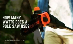 How Many Watts Does a Pole Saw Use