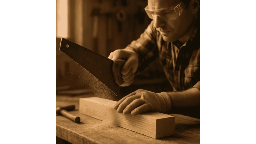 How to Use a Hand Saw.