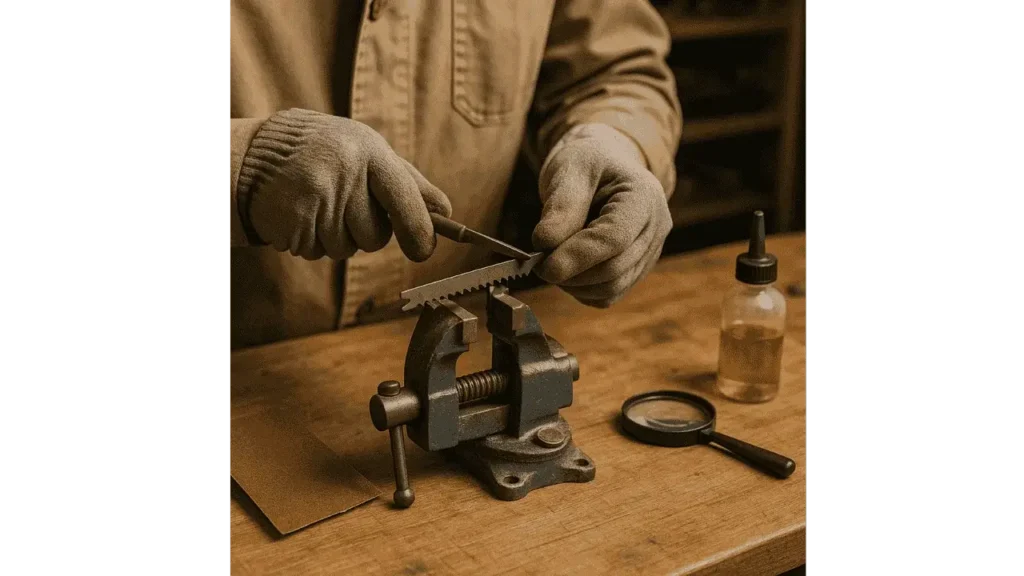 how to sharpen jigsaw blade