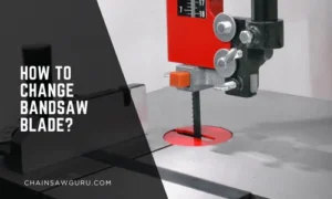 how to change bandsaw blade