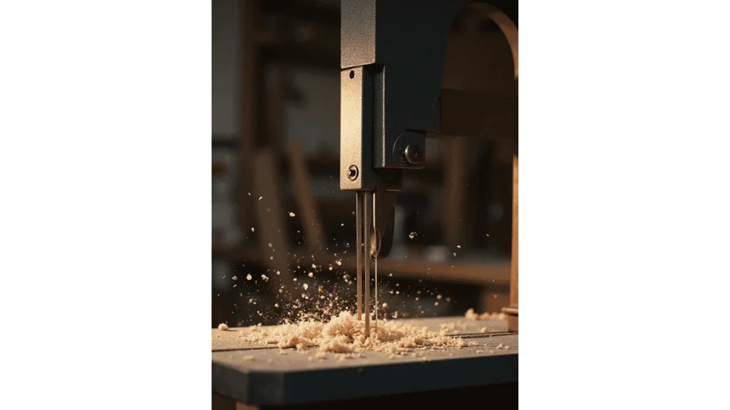 how to sharpen a bandsaw blade.