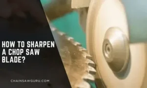how to sharpen a chop saw blade