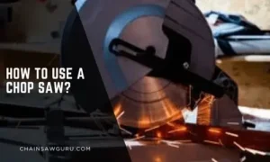 how to use a chop saw