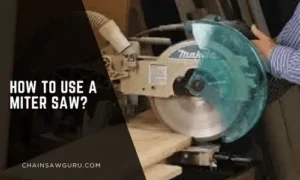 how to use a miter saw