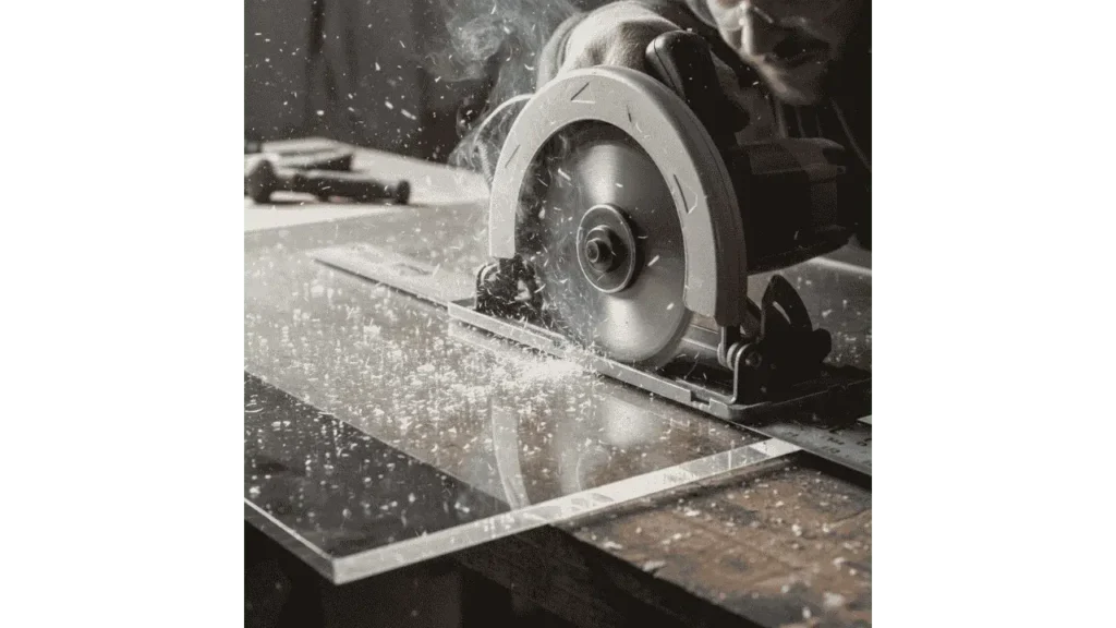 How to Cut plexiglass with a Circular Saw.