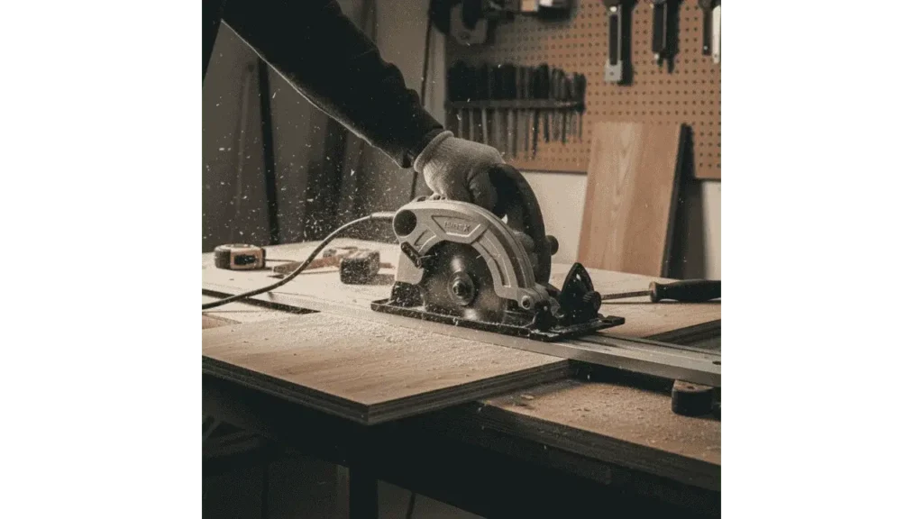 how to cut plywood with circular saw.