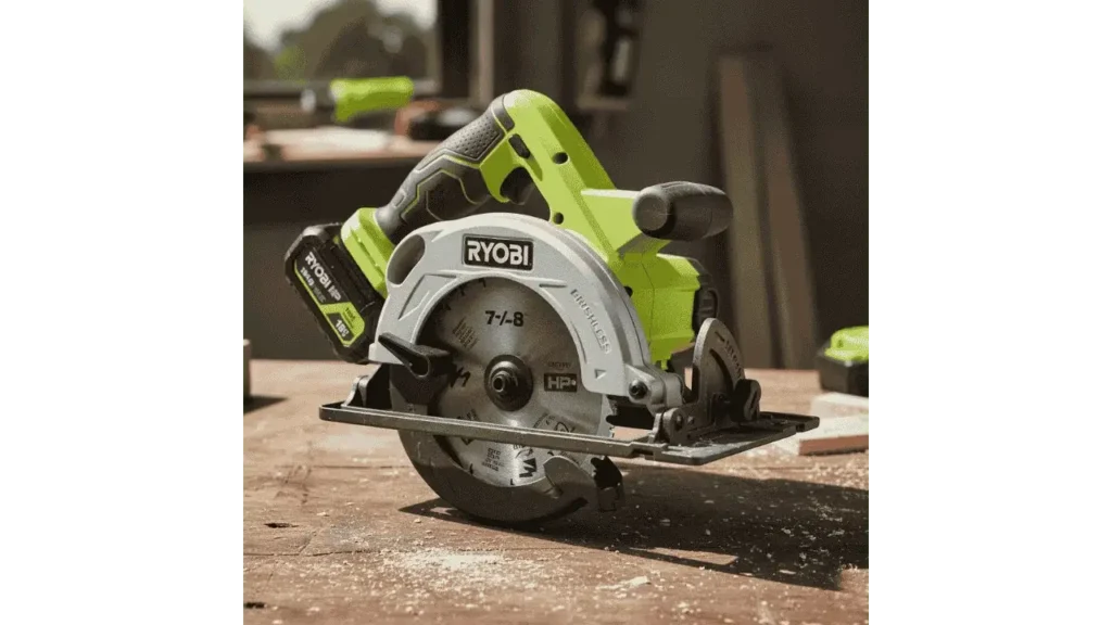 How to use a ryobi circular saw.