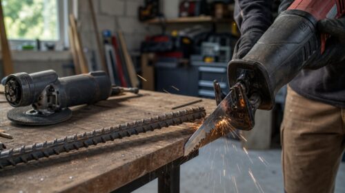 cut steel with proper blades