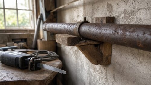cutting cast iron carefully